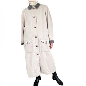 Vintage LL Bean Longline Lined Chore Coat